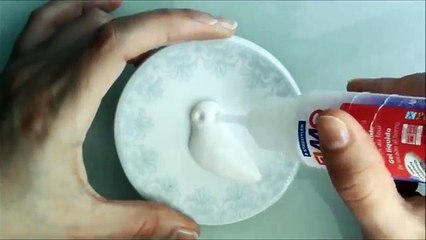 DIY Polymer Clay Snowy Owl Christmas Tree Decoration Tutorial // Maive Ferrando