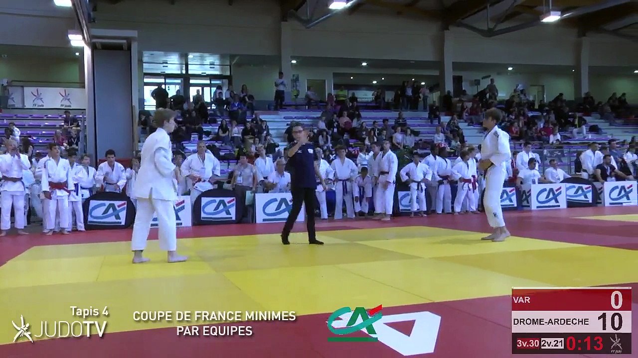 TAPIS 4 - COUPE DE FRANCE MINIMES CREDIT AGRICOLE PAR EQUIPES DE DEPARTEMENTS 2017 - LIVE 5 (160)