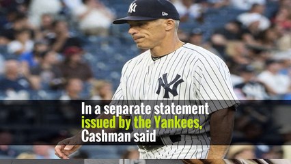 After a Decade, Joe Girardi Is Out as Manager of the Yankees