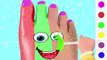Learn Colors for Children with Foot Painting Crying for LOLLIPOPS - BABY Rhymes Finger Family Song!