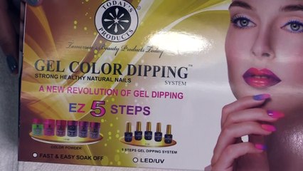 gel color dipping full set