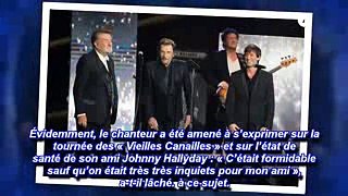 Eddy Mitchell très inquiet pour son ami Johnny Hallyday Il est très malade, mais c'est un battant