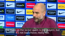 Don't look back in anger is my favourite - Guardiola loves Oasis!