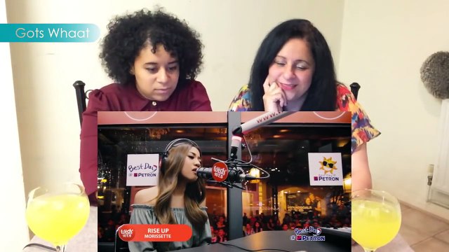 Reacts to: Morissette Amon performs Rise Up LIVE on Wish 107.5 Bus