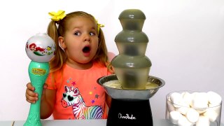 Bad Kid Steals Сhocolate Fountain IRL, Kids Learn Colors with Baby Songs Nursery Rhymes for children-DzCYx8IBFKg