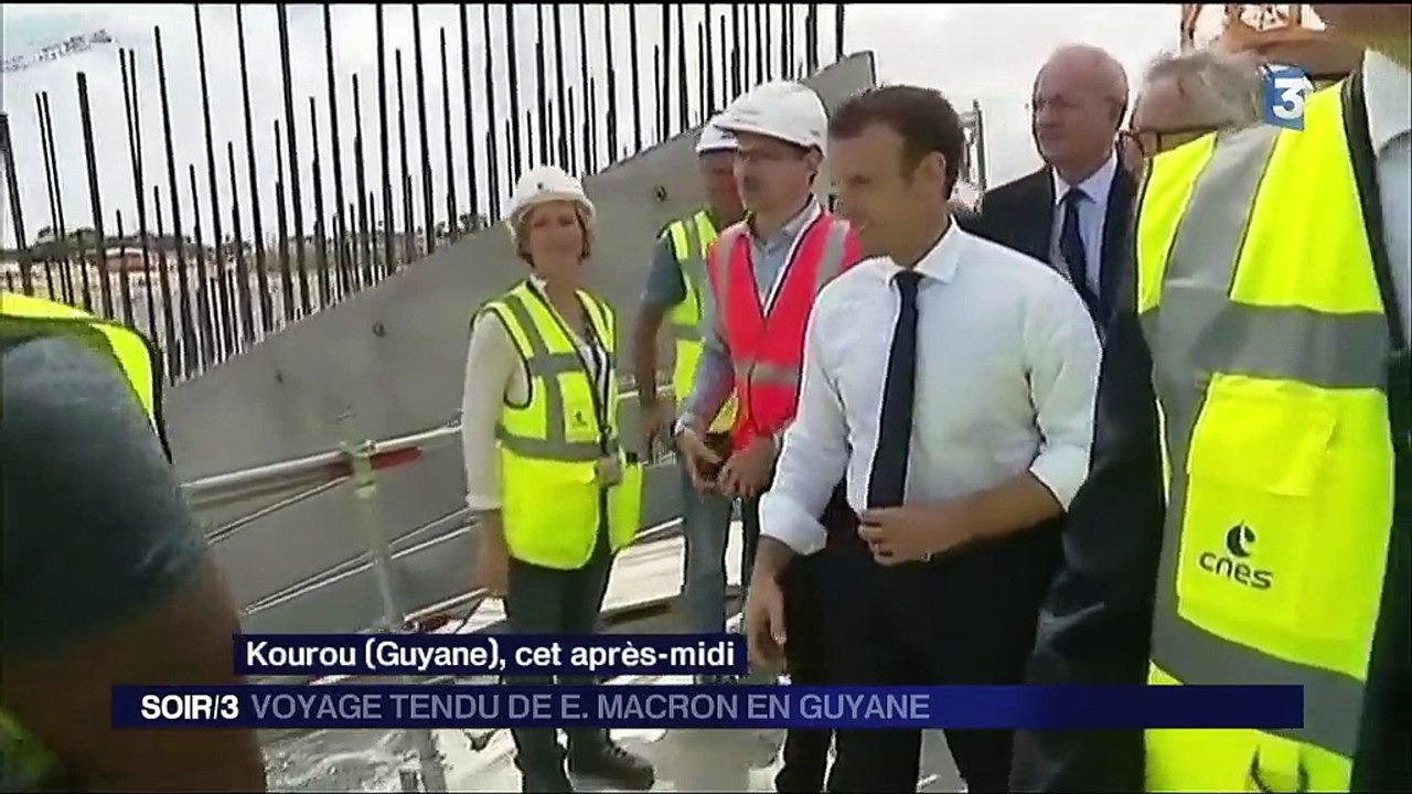 Guyane : voyage tendu pour Emmanuel Macron