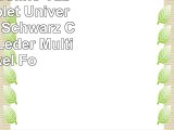 Emartbuy Tolino Tab 8 Inch Tablet Universalbereich Schwarz Carbon PU Leder Multi Winkel