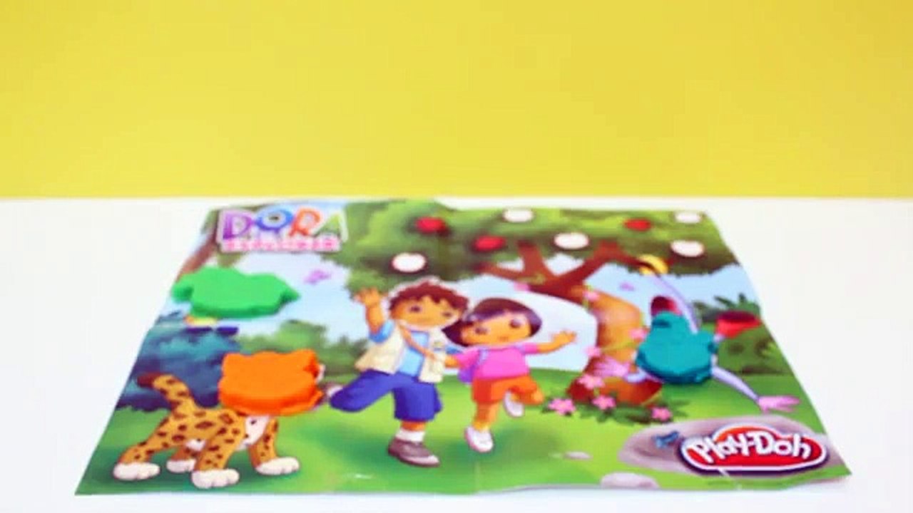 Play Doh Dora the Explorer playdough playset by unboxingsurpriseegg