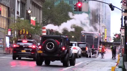 New York Sokaklarında Yükselen Buhar - New York