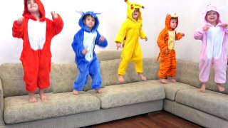Five little Babies Jumping on the bed song, five bad baby nursery rhymes for kids, baby songs-Hc2v4_Dmeag