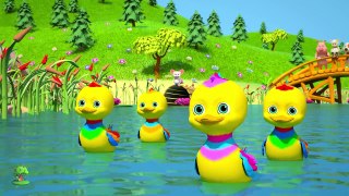 Five Little Ducks _ Childrens Kindergarten Nursery Rhyme Song _ Cartoon for Kids by Little Treehouse-RvN3pAiGPUM