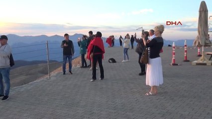 Antalya 2365 Metrelik Zirvede Gün Batımı Büyülüyor