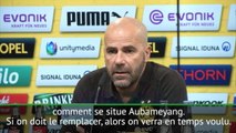 10e j. - Bosz : ''Pour Aubameyang, on verra en temps voulu...''