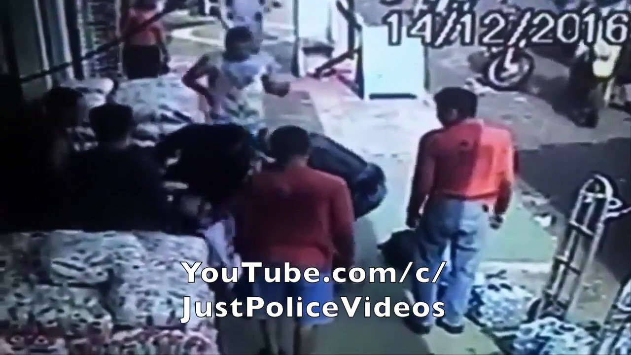 Foot Pursuit Ends with Kick To Face