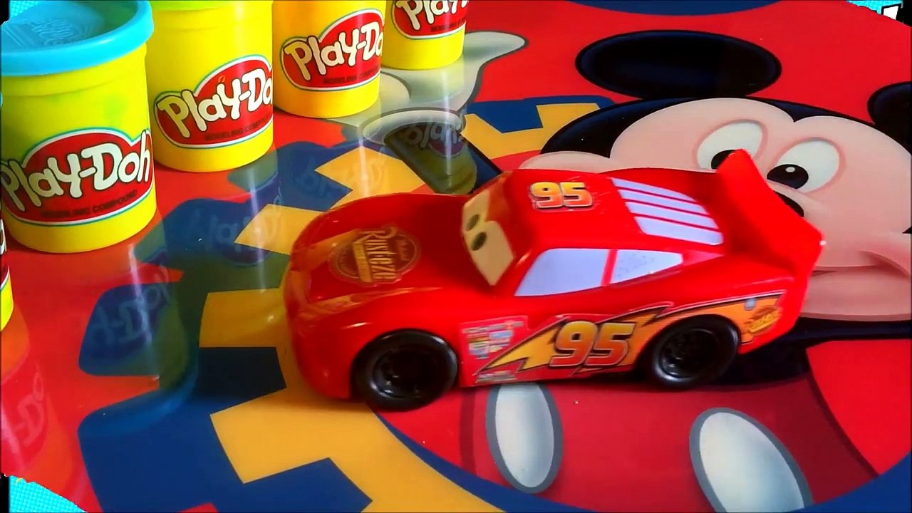 New Playdoh Cars Lightning McQueen Play Doh Hulk Avengers-MdTEFDI4PnA