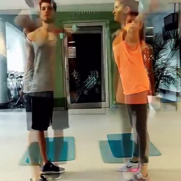 Entrenamiento en pareja   couple workout