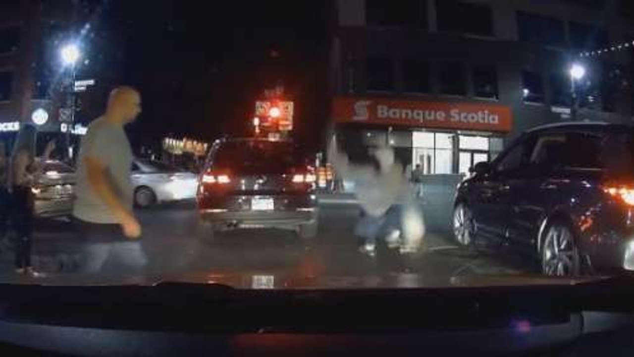Dude Epic Skateboard Fail In The Middle Of The Road