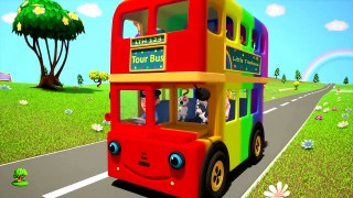 Rainbow Wheels on the Bus _ Kindergarten Nursery Rhyme Song for Kids by Little Treehouse S03E142-t8N5lcJ036w
