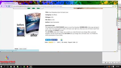 How to Earning make E-book cover in photoshop