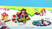 Masha and The Bear And Peppa Pig Blocks Mega House Construction Lego Sets Fun Toys For Kids