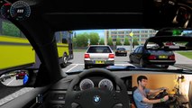 BMW M3 E92 - City Car Driving 1.3.3 /w Logitech G27 Racing Wheel | CRAZY DRIVING cam/pedals [1080p]