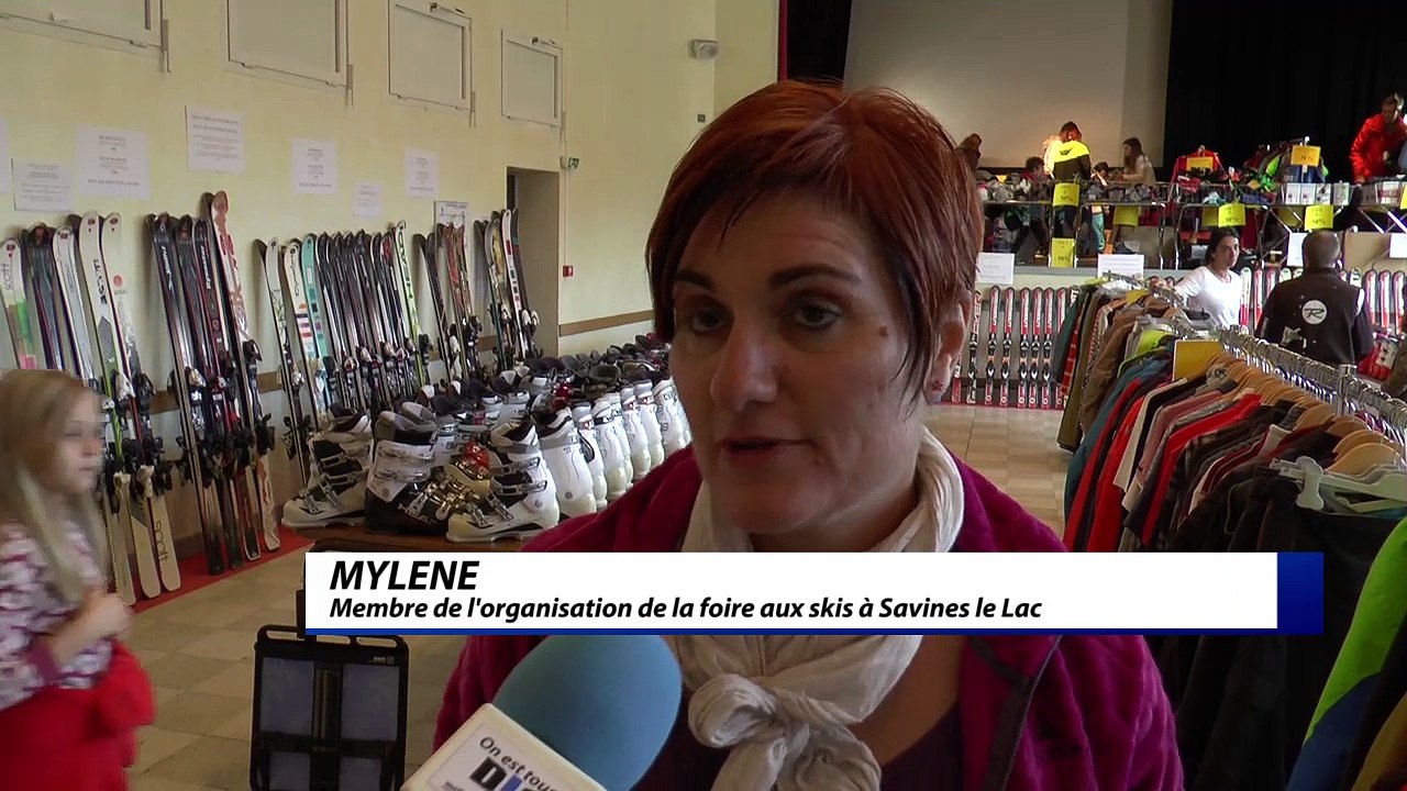D!CI TV : la foire aux skis à Savines le Lac continue encore ce dimanche