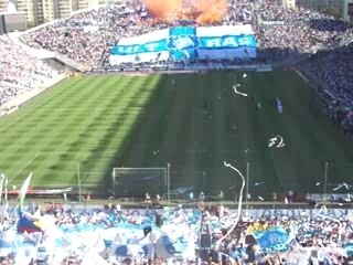 entrée des joueurs OM - Le Mans 06 - 07