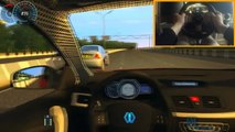 █▓▒░ Renault Megane 3   G27 & Trackir 5 City Car Driving 1.3.3