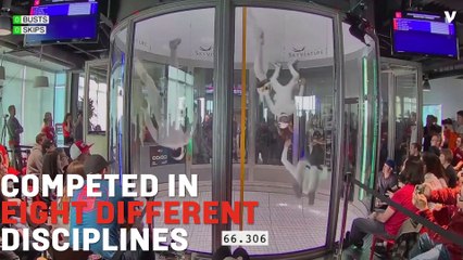 The 2017 World Indoor Skydiving Championships Soar Indoors At 186MPH