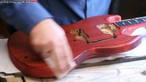 Crimson Guitars stunning stains & Guitar Oil demo - part 2