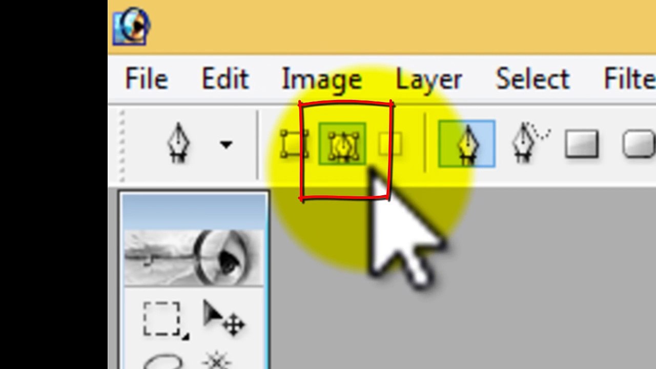 Learn Photoshop in Hindi - 12 - Pen Tools-a - path for cutout photo
