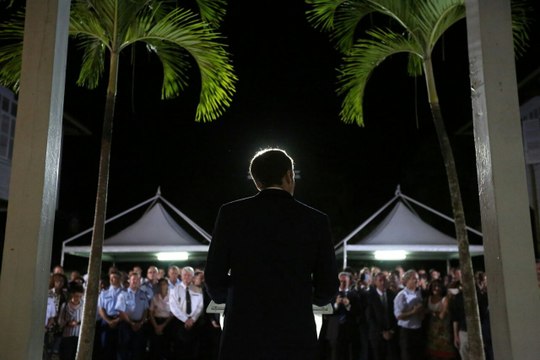 Discours d'Emmanuel Macron à la Préfecture de Guyane à Cayenne