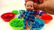Baby Doll Splashing Paint/Learn Colors With Paint And Candy M&Ms/Finger Family Nursery Rhyme