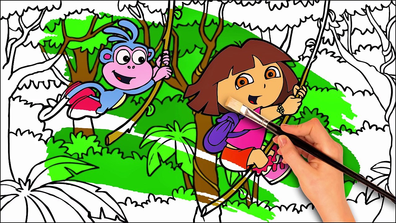 Dora The Explorer By Coloring Book