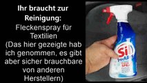 Autositze und Autopolster reinigen super einfach