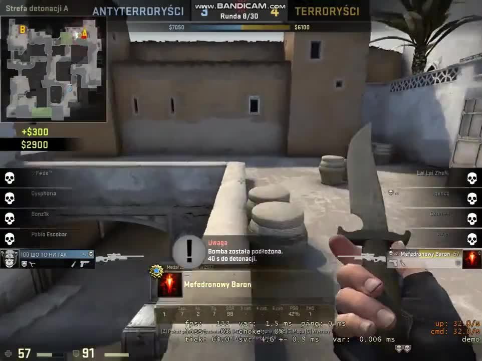 Haha watch his health bar going down Video submitted by our follower Alex Dz