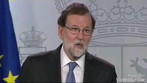 DECLARACIÓN DE RAJOY LUEGO DE LA DECLARACIÓN DE INDEPENDENCIA DE CATALUÑA 27/10/2017