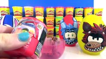 Five Nights at Freddys Game FNAF Play Doh Egg Surprise Toys | Chica, Bonnie, Freddy, Mangle