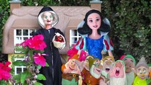 Blancanieves y los siete enanitos - Historia en español con muñecas Barbie y juguetes para niños