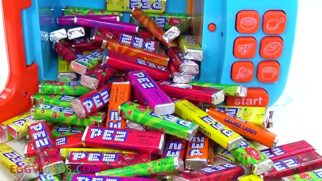 Learn Colors for Kids Body Paint Finger Family Nursery Rhymes PEZ Mickey Mouse Clubhouse Microwave