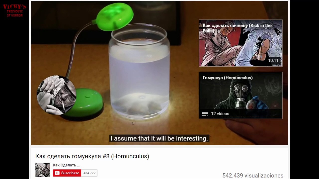 RUSSIAN MAN MADE A LIVING HOMUNCULUS SIBLINGS / mini-documentary