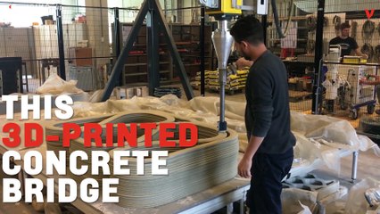 The World’s First 3D-Printed Bike Bridge Is Unveiled