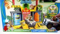 NEW PUP! PAW PATROL MONKEY TEMPLE JUNGLE RESCUE TRACKER COMMAND CENTER PLAYSET CHASE MARSHALL SKYE