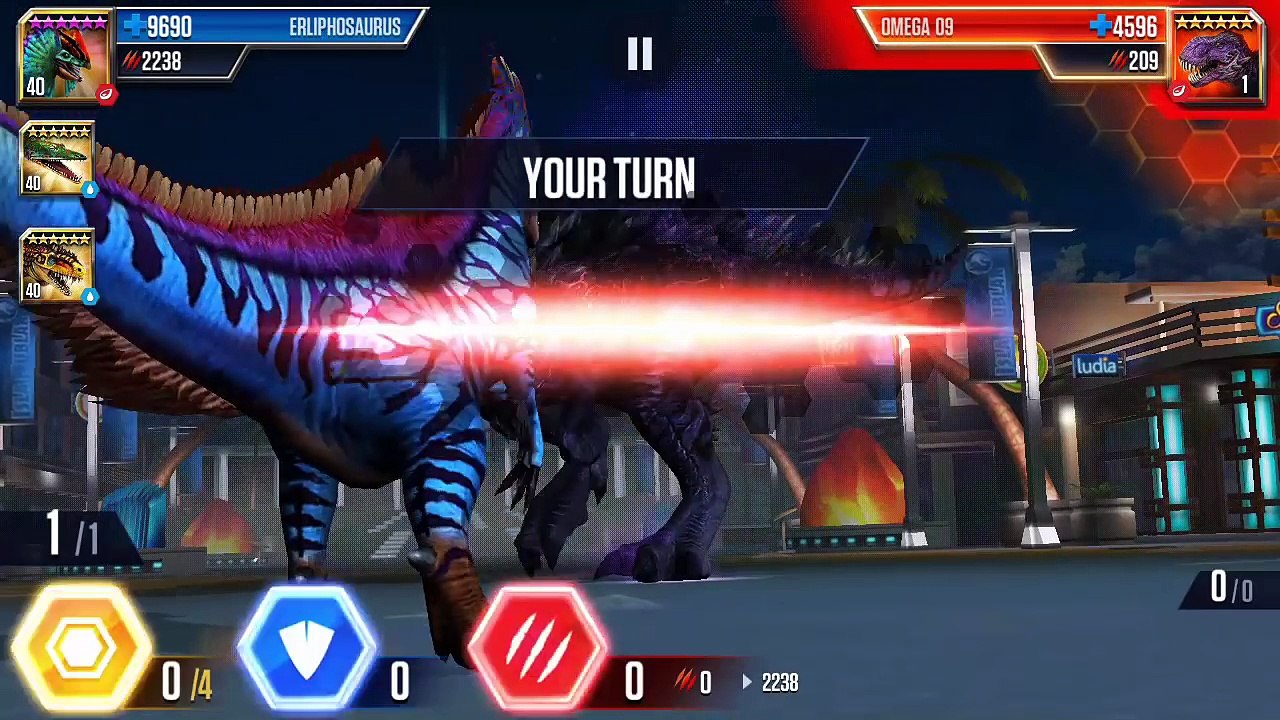OMEGA 9 Battle and T Rex Boss Statue - Jurassic World The Game