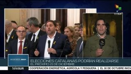 Gobierno español disuelve Govern y anuncia elecciones en Cataluña