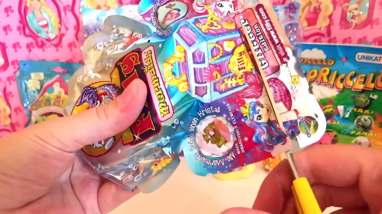 Barbie Pearl Princess Mermaids with Dolphin, Turtle, Seahorse + Care Bears, Filly Pony