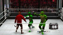 WWE 2K15 -Teenage Mutant Ninja Turtles (TMNT) - Elimination Chamber Match