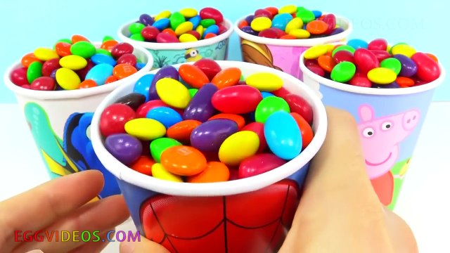 Learn Colors Play Doh Smiley Face Lollipop Candy Peppa Pig Paw Patrol Molds Fun & Creative for Kids