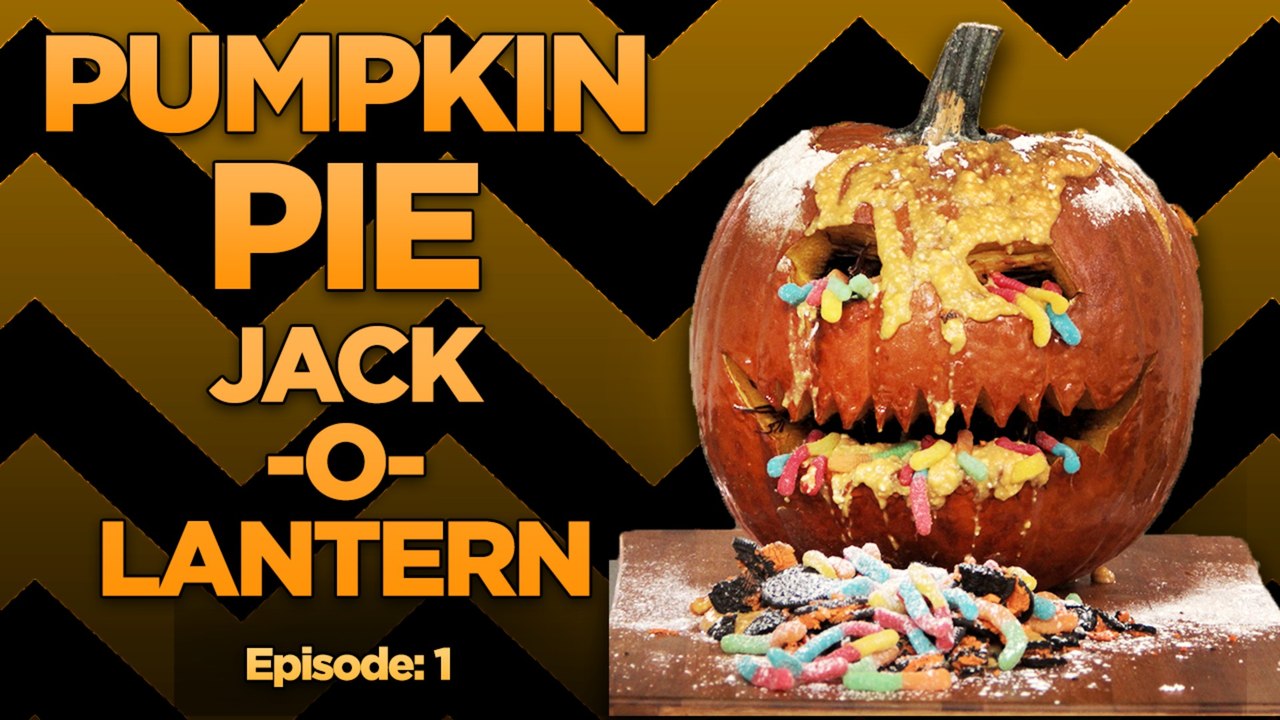 Pumpkin Pie Jack-o-Lantern with Nightmare Dip!  | Deep Fried Crazy