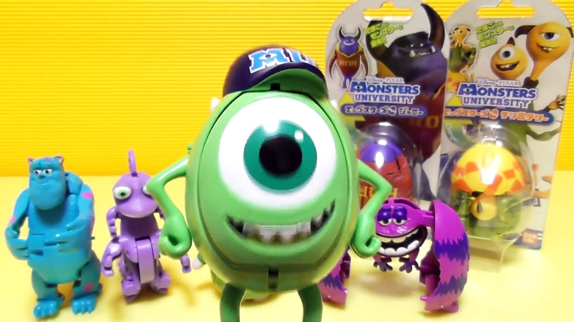 Universidade Monstros Egg Stars Disney Pixar Mike Sulley モンスターズ ユニバーシティ ディズニー ピクサー エッグスターズ Video Dailymotion